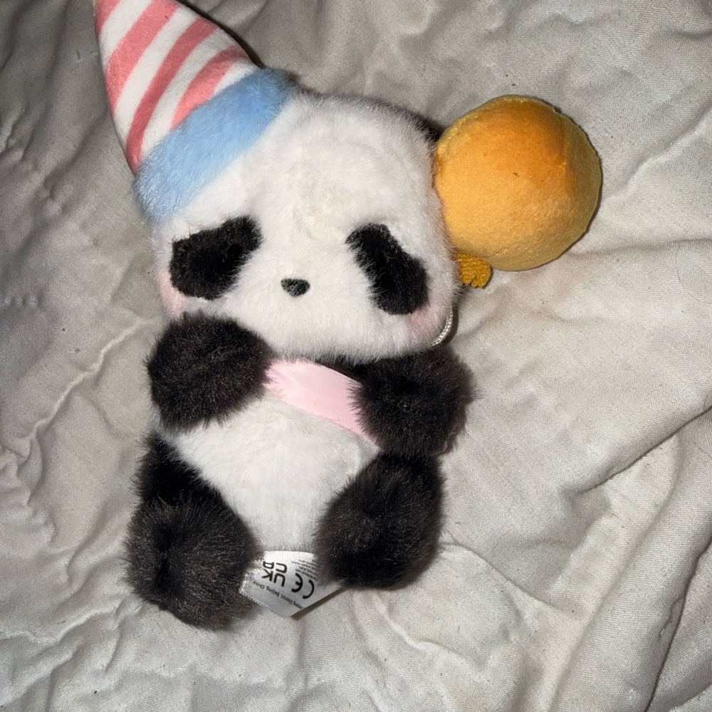 Panda roll Cute Panda Plush Toy with Hat